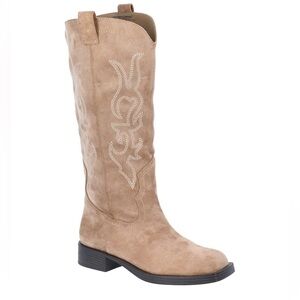 No Boundaries Tan Western Boots